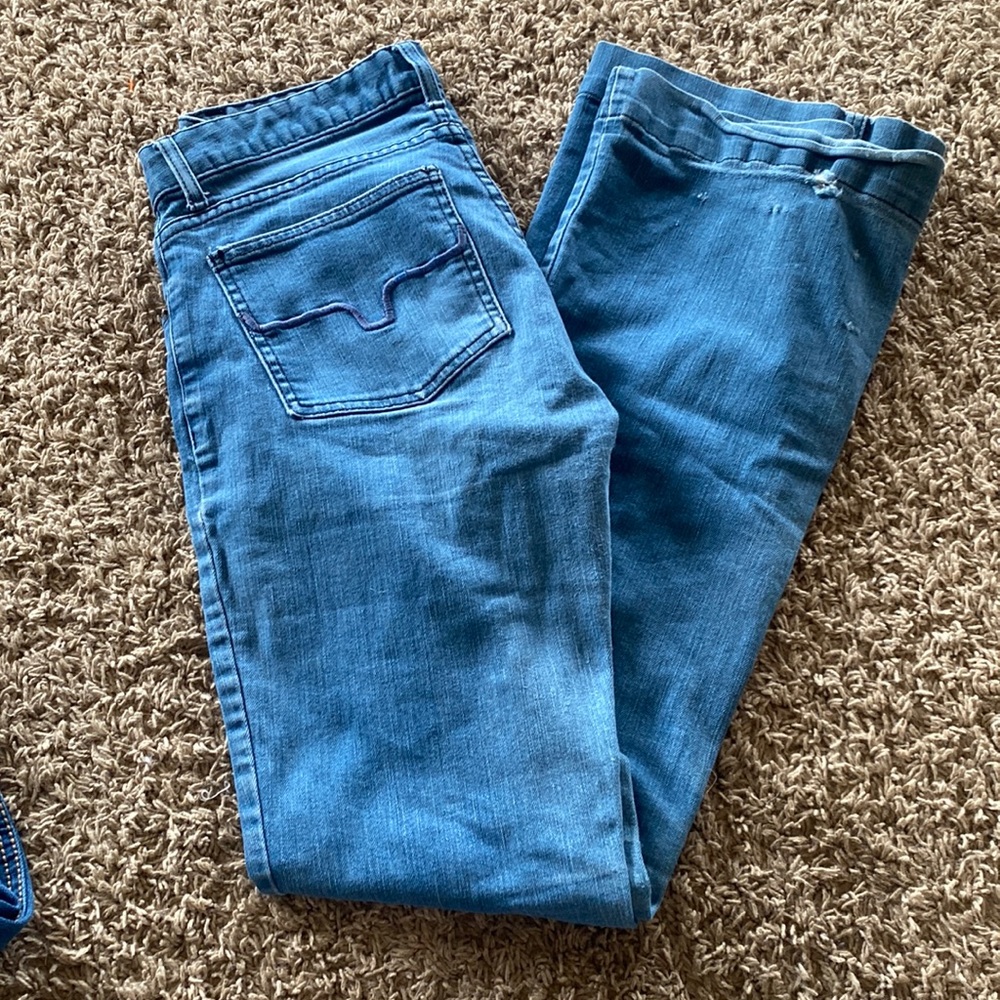 Look new except they were long on me so they are kinda work on the bottom